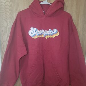 Scorpio Red Hoodie